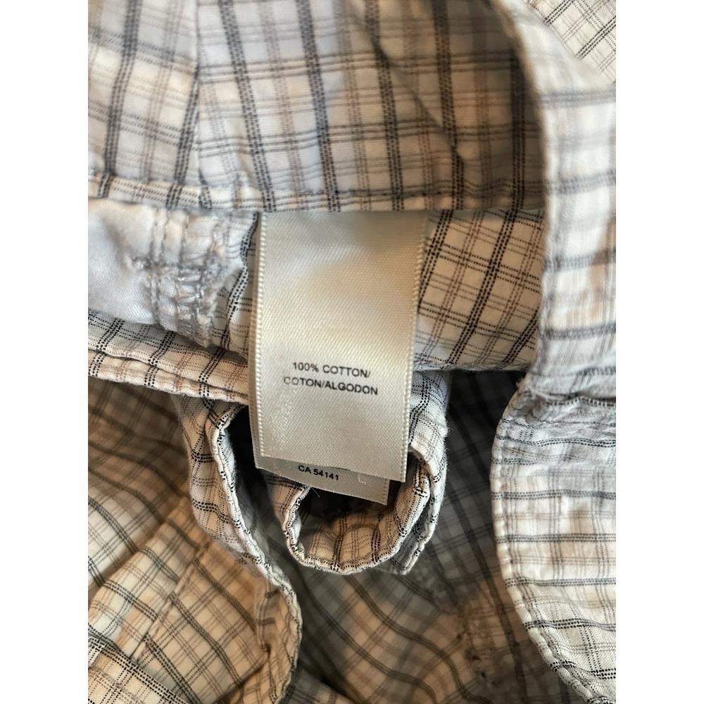 Kenneth Cole New York Mens Plaid Flat Front Cotton Outdoor Gray Chino Shorts 36 - Picture 6 of 6